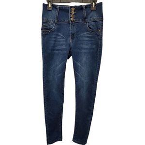 Ella Womans Denim Jeans Super High Waist Skinny Stretch size 9